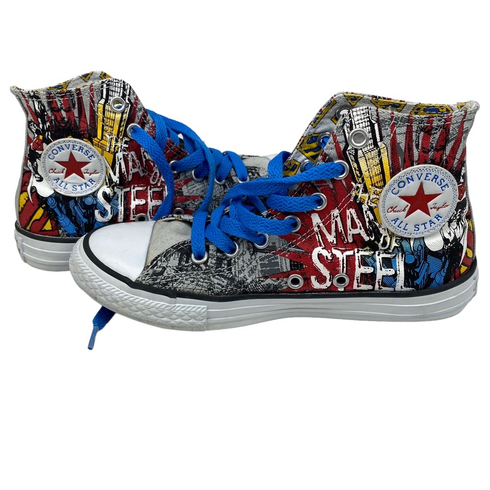Converse All Star Chuck Taylor High Top Superman DC Comics Youth US Size 2